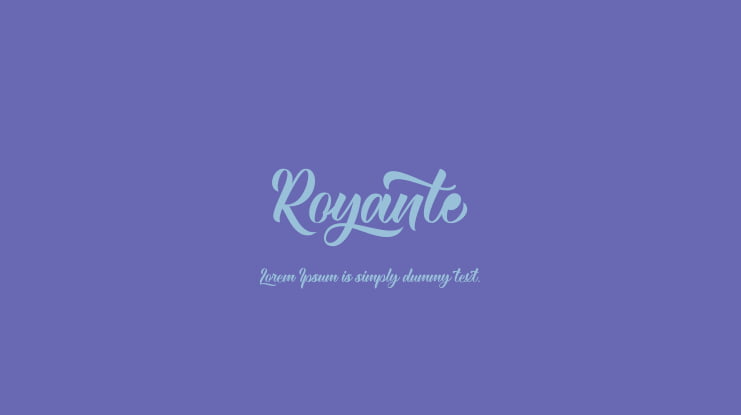 Royante Font