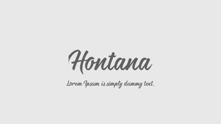 Hontana Font