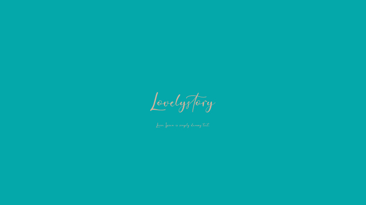 Lovelystory Font Family