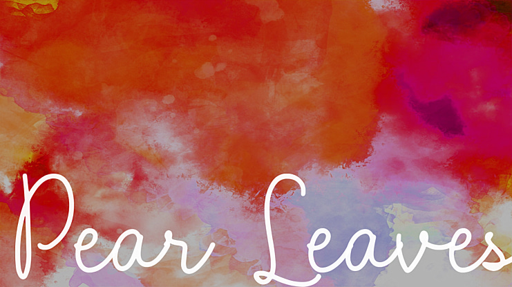 Pear Leaves Font