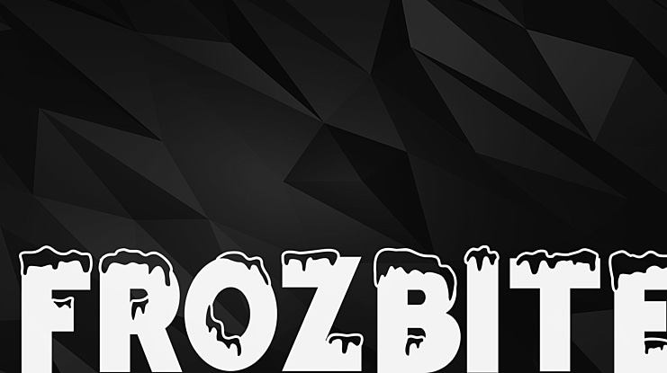 FROZBITE Font