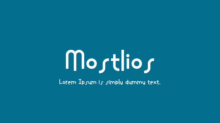 Mostlios Font
