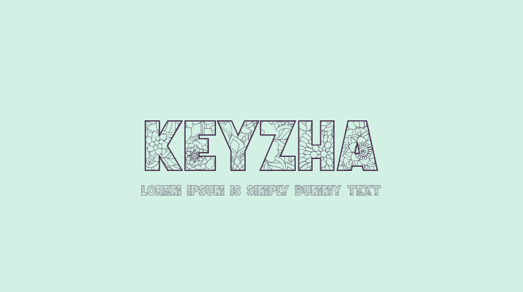 KEYZHA Font