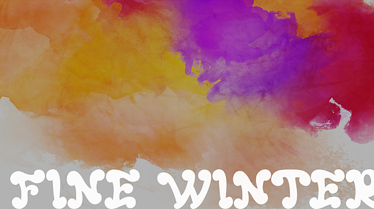 FINE WINTER Font