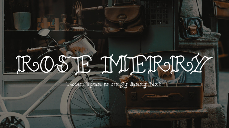 ROSE MERRY Font