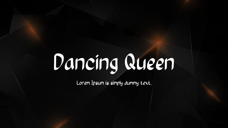 Dancing Queen Font