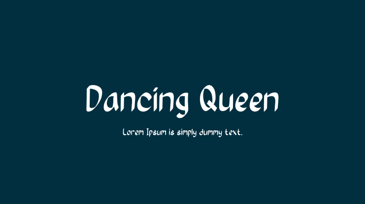 Dancing Queen Font