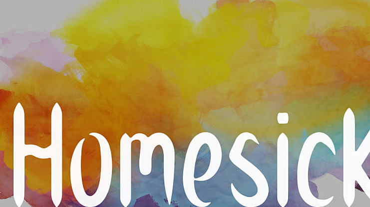 Homesick Font
