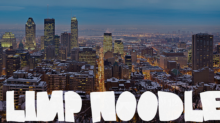 Limp Noodle Font