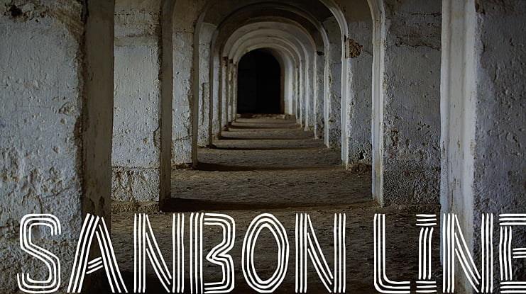 Sanbon Line Font
