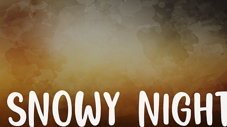 Snowy Night Font