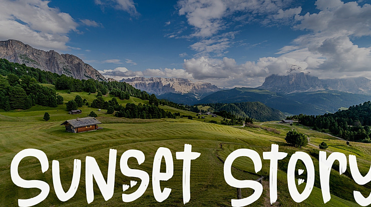 Sunset Story Font