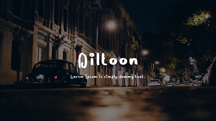 Diltoon Font