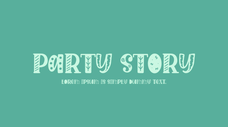 Party Story Font