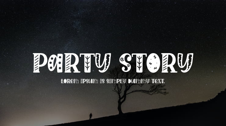 Party Story Font