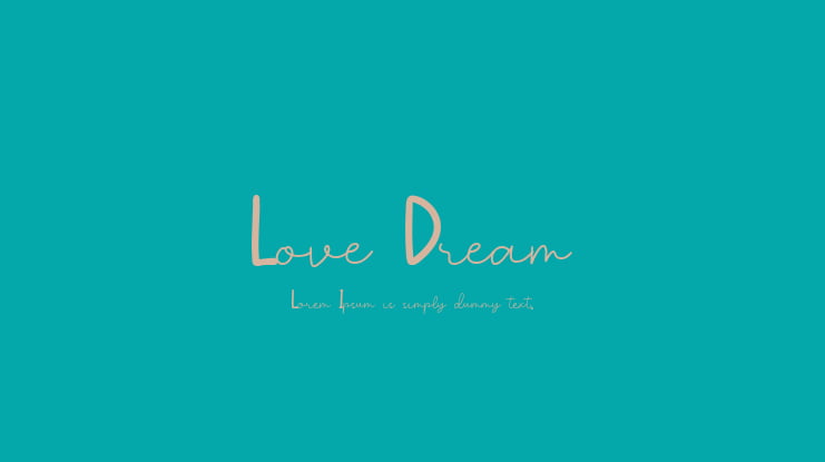Love Dream Font