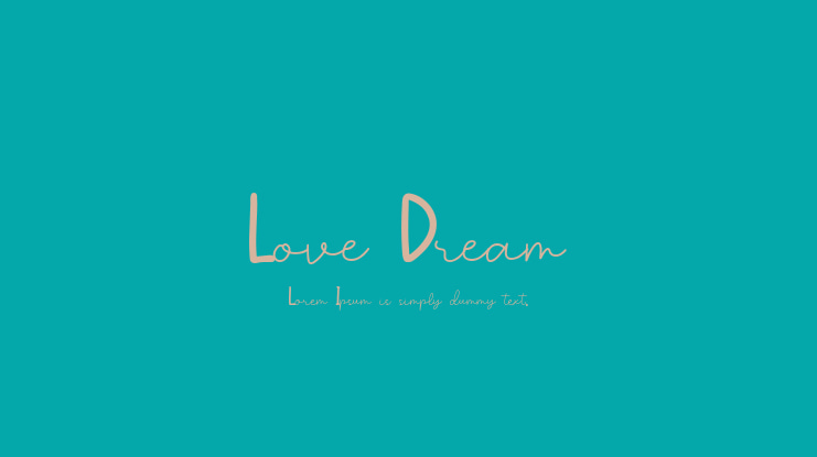 Love Dream Font