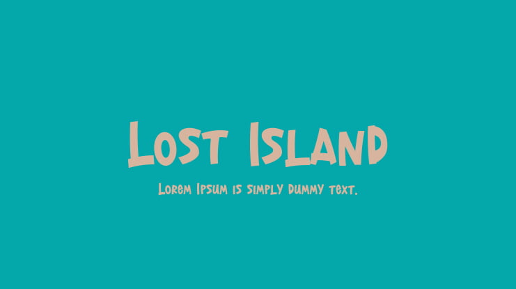 Lost Island Font