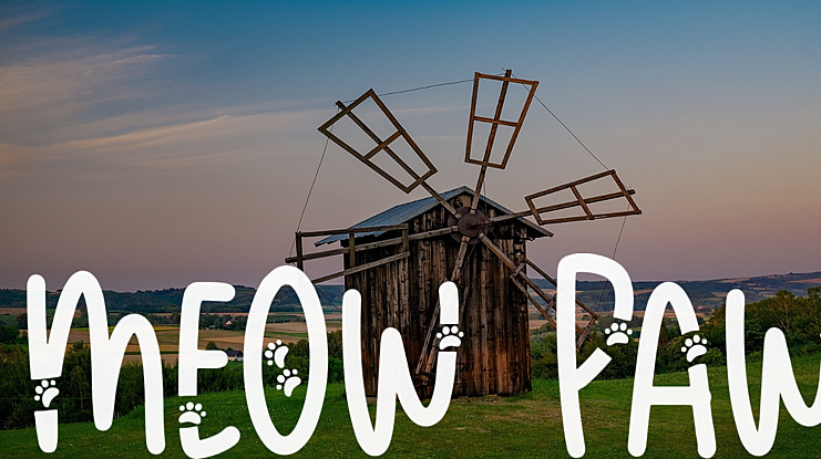 Meow Paw Font