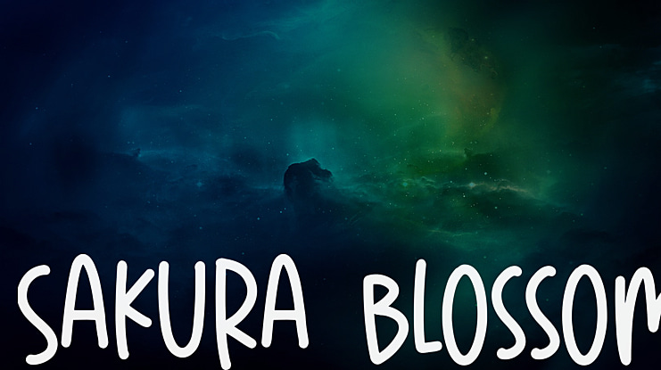 Sakura Blossom Font