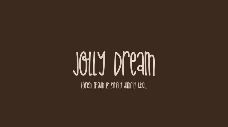 Jolly Dream Font