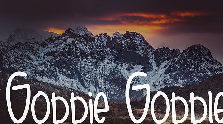Gobbie Gobble Font