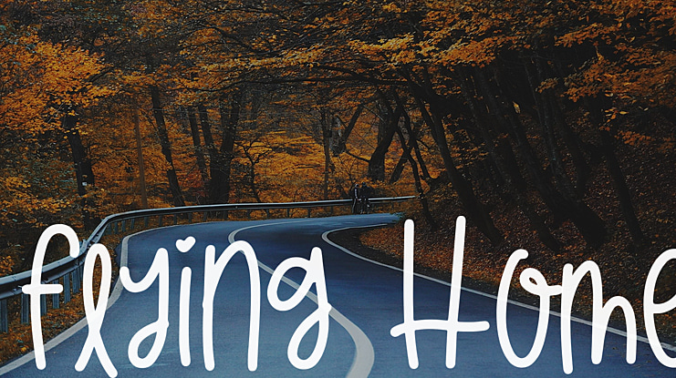 Flying Home Font