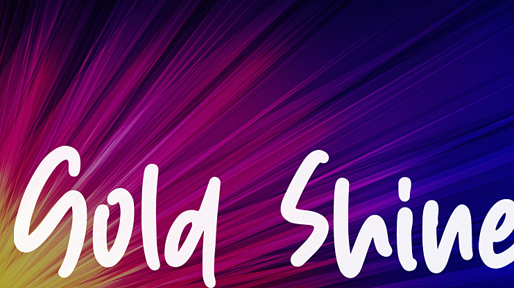 Gold Shine Font