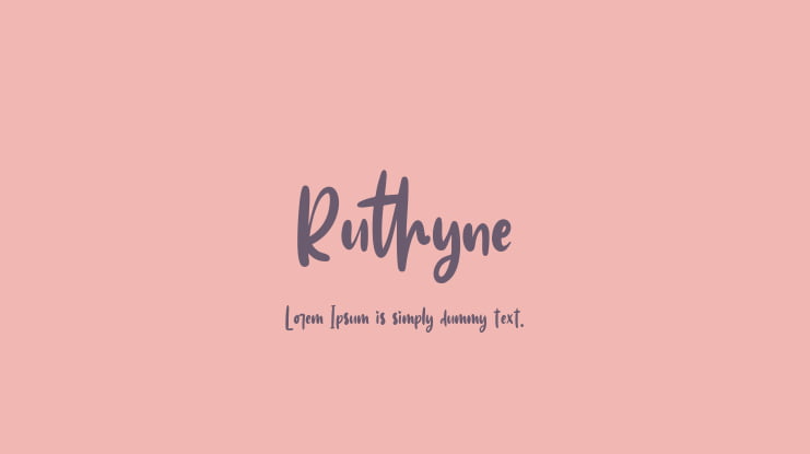 Ruthyne Font