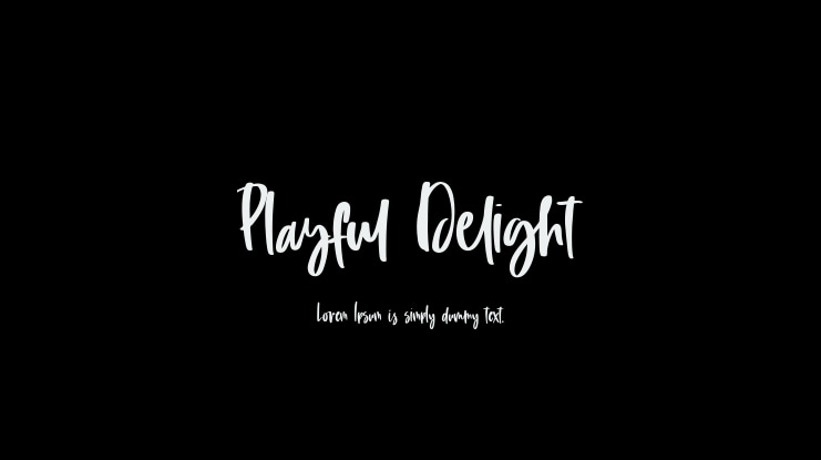 Playful Delight Font