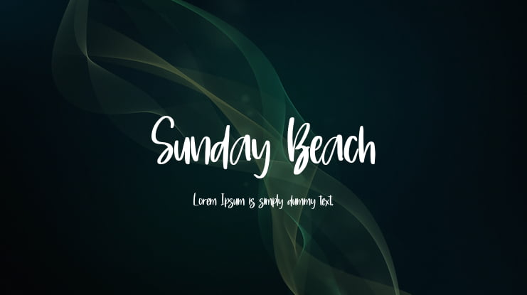 Sunday Beach Font