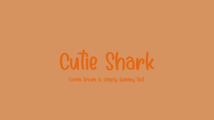 Cutie Shark Font