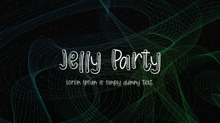 Jelly Party Font