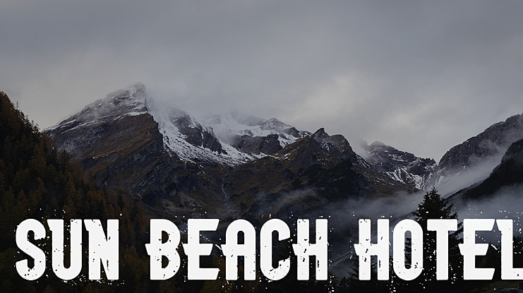 Sun Beach Hotel Font