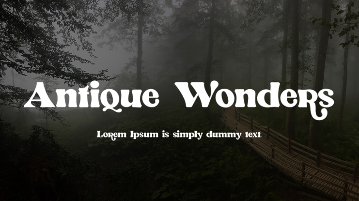 Antique Wonders Font