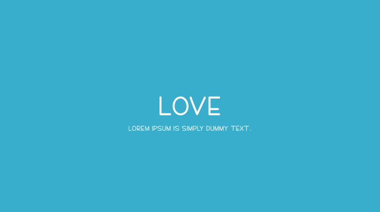 Love Font Family