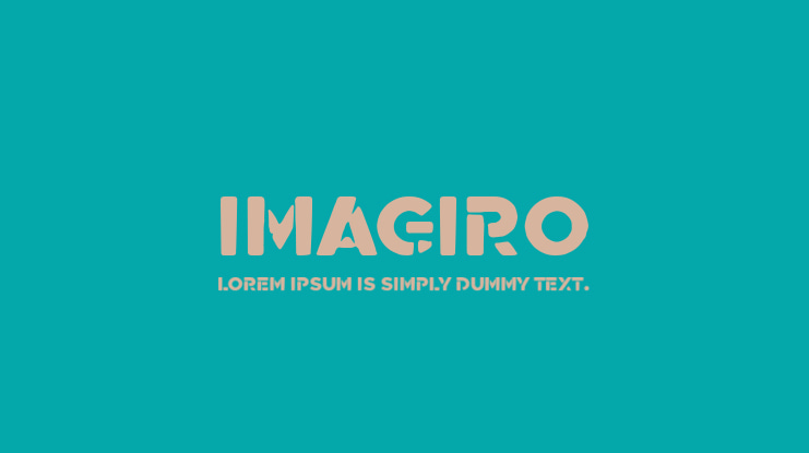Imagiro Font