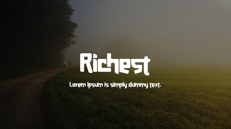 Richest Font