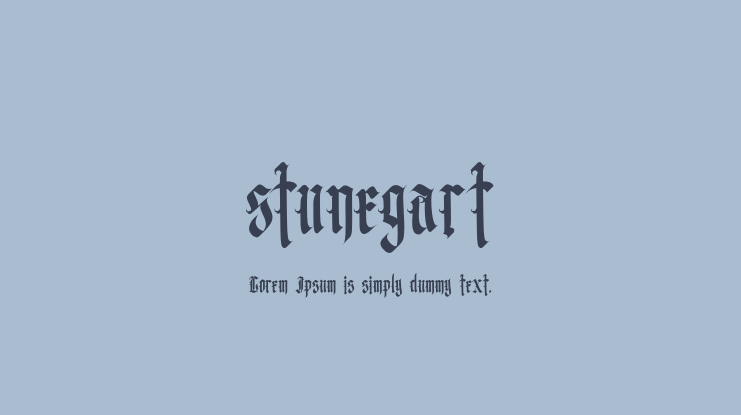 stunegart Font