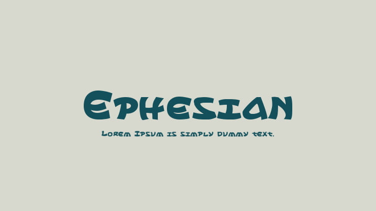 Ephesian Font Family