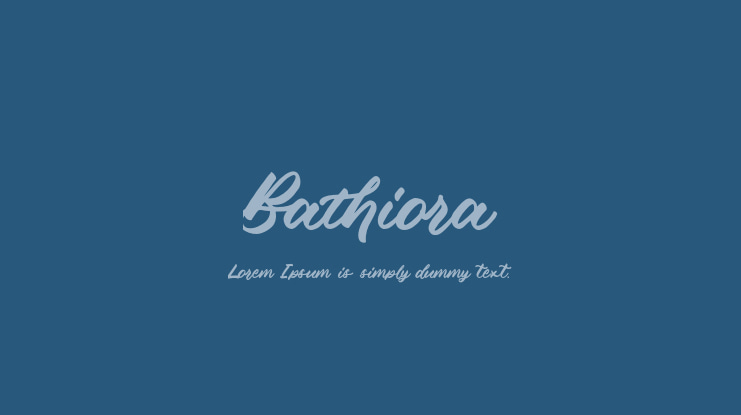 Bathiora Font