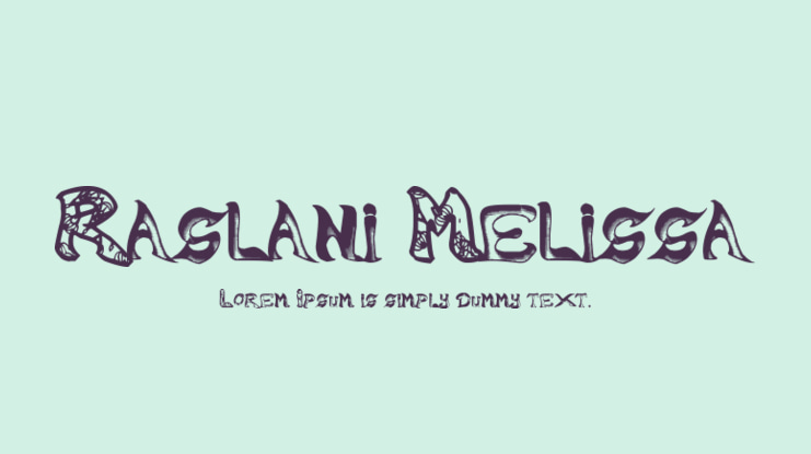 Raslani Melissa Font