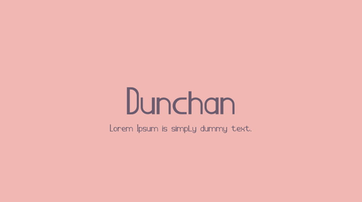 Dunchan Font
