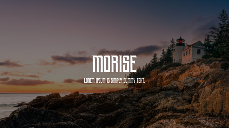 morise Font