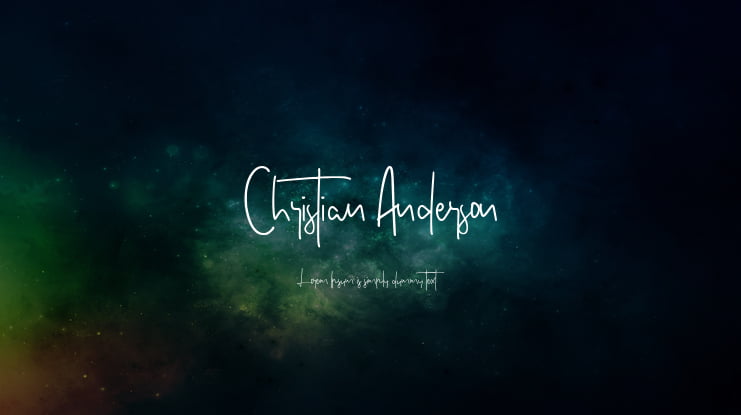 Christian Anderson Font