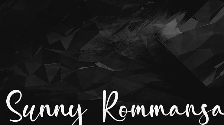 Sunny Rommansa Font Family