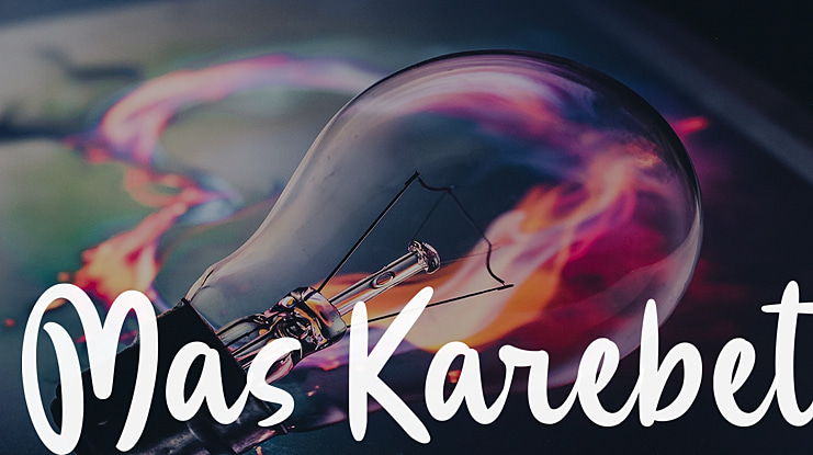 Mas Karebet Font Family