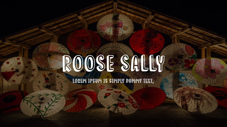Roose Sally Font