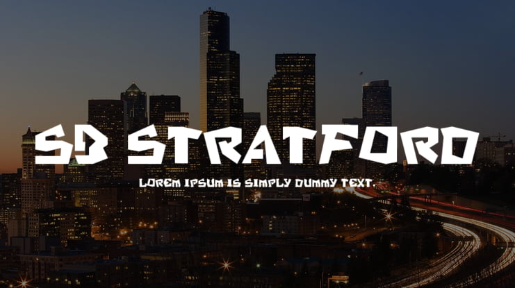 SB Stratford Font