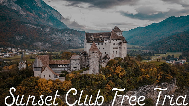 Sunset Club Free Trial Font